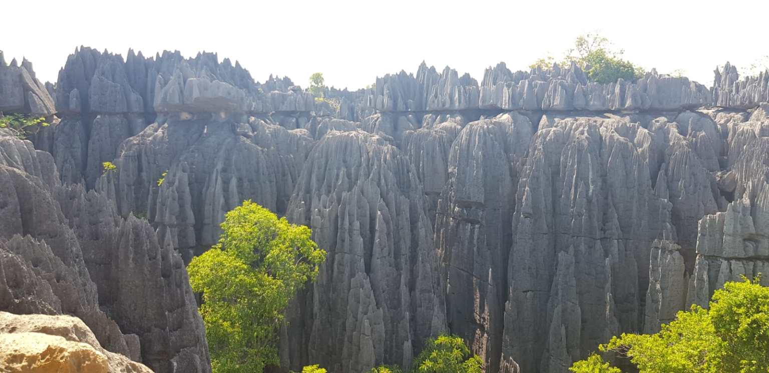 Ongelooflijke uitzichten tijdens de hike in Grand Tsingy de Bemaraha NP